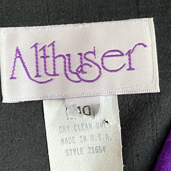 🌈VTG 80’s Geometric Color-Block 100% Silk Blazer Jacket: Size 10 - Picture 4 of 7